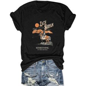 Country Music Shirt Something in The Orange Concert Outfit Short Sleeve Tops